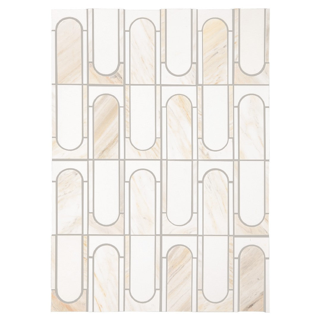 Daltile Perfix Mosaix 13.25" x 18" Honed Natural Stone 4" Random Mosaic