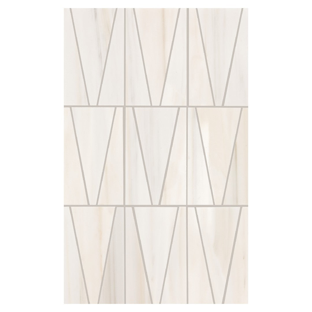 Daltile Perfix Mosaix 13.25" x 18" Polished Natural Stone Trace Mosaic