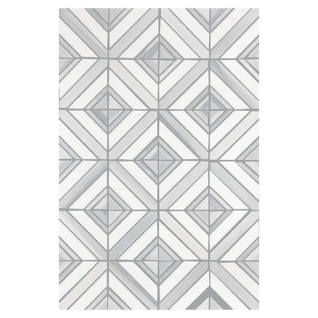 Daltile Perfix Mosaix 13.25" x 18" Polished Natural Stone Maze Mosaic