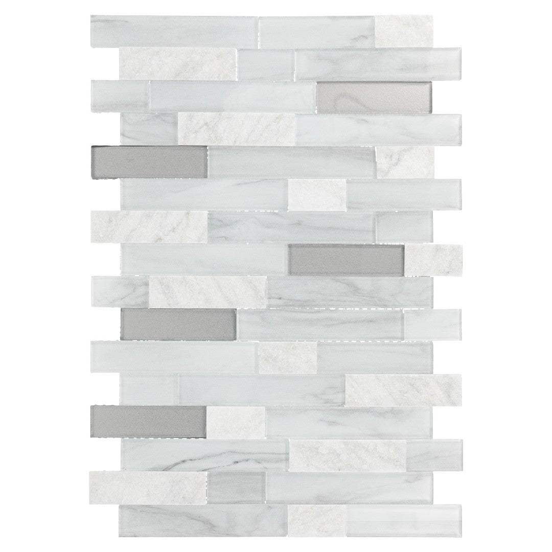 Daltile Perfix Mosaix 13.25" x 18" Split Face Natural Stone Random Linear Mosaic