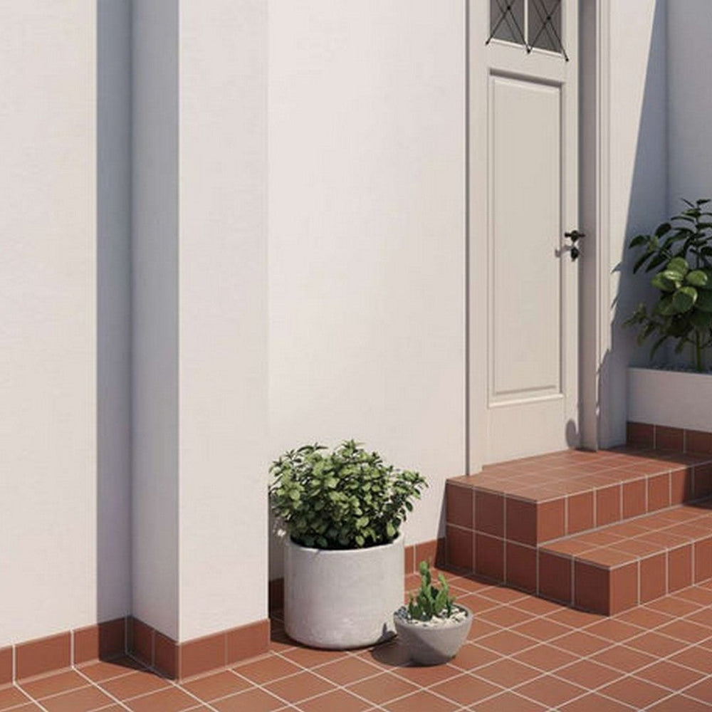 Ottimo Quarry floor tile in a modern entryway or mudroom