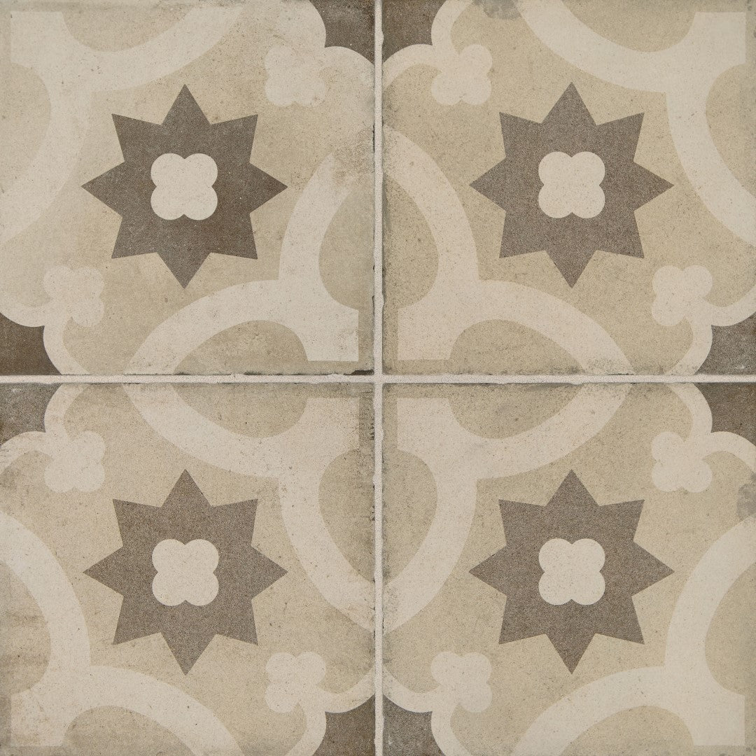 Daltile Quartetto 8" x 8" Matte Porcelain Sole Deco Floor Tile