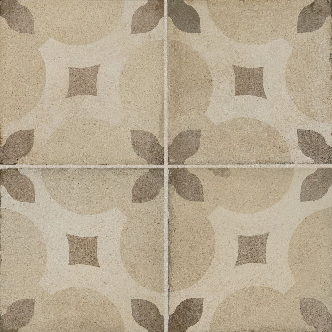 Daltile Quartetto 8" x 8" Matte Porcelain Piccolo Deco Floor Tile