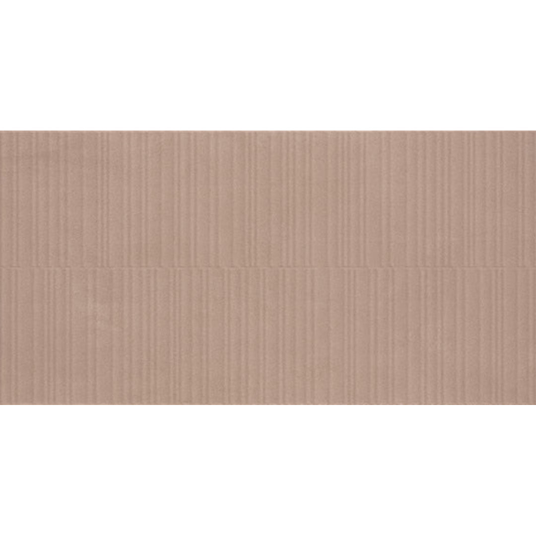 Daltile Rigid Clay 12" x 24" Rectified Matte Ceramic Ridge Microban Wall Tile