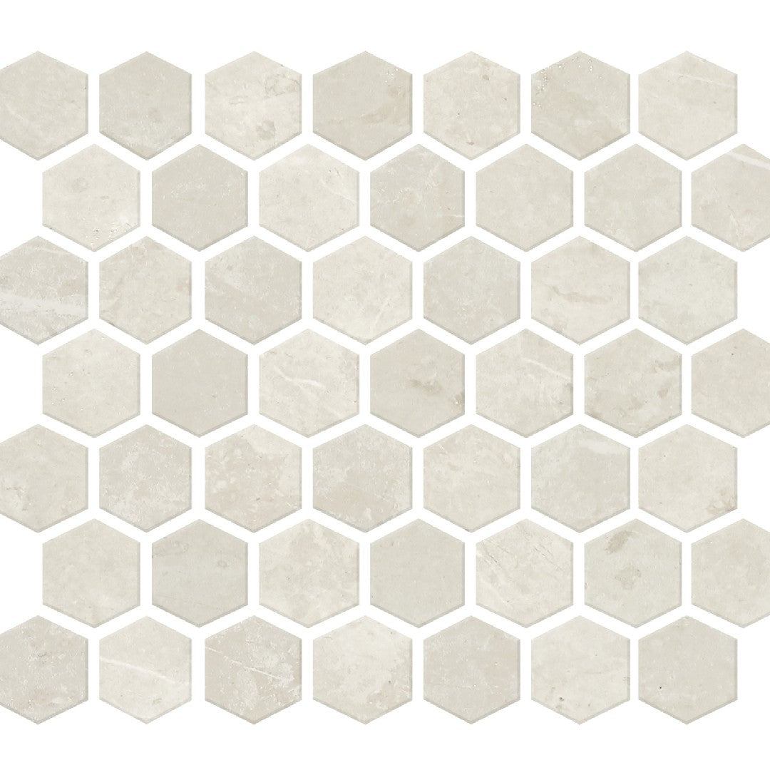 Daltile Prime 12" x 14" Matte Ceramic 1.5" Hexagon Mosaic