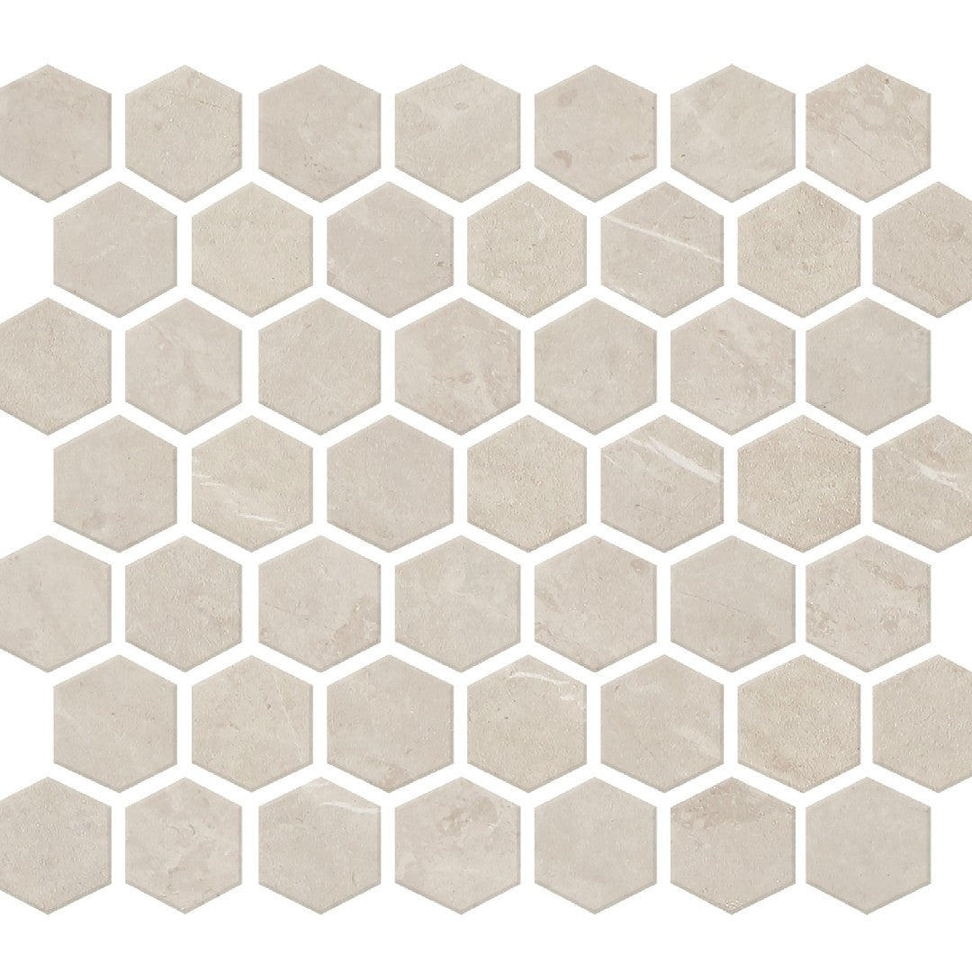 Daltile Prime 12" x 14" Matte Ceramic 1.5" Hexagon Mosaic