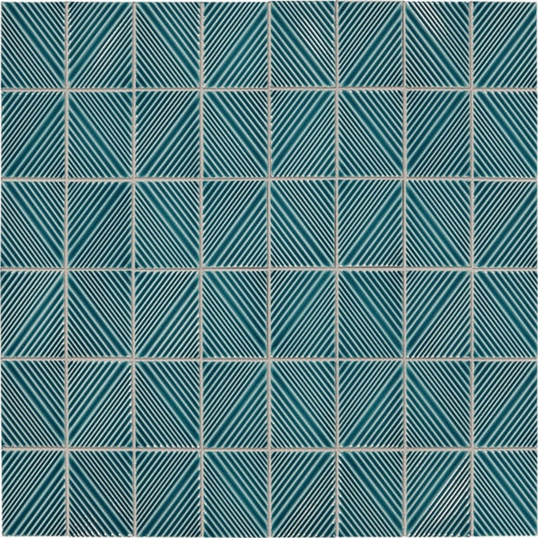 Daltile Revalia Remix 12" x 16" Glossy Ceramic 3x4" Structural Mosaic