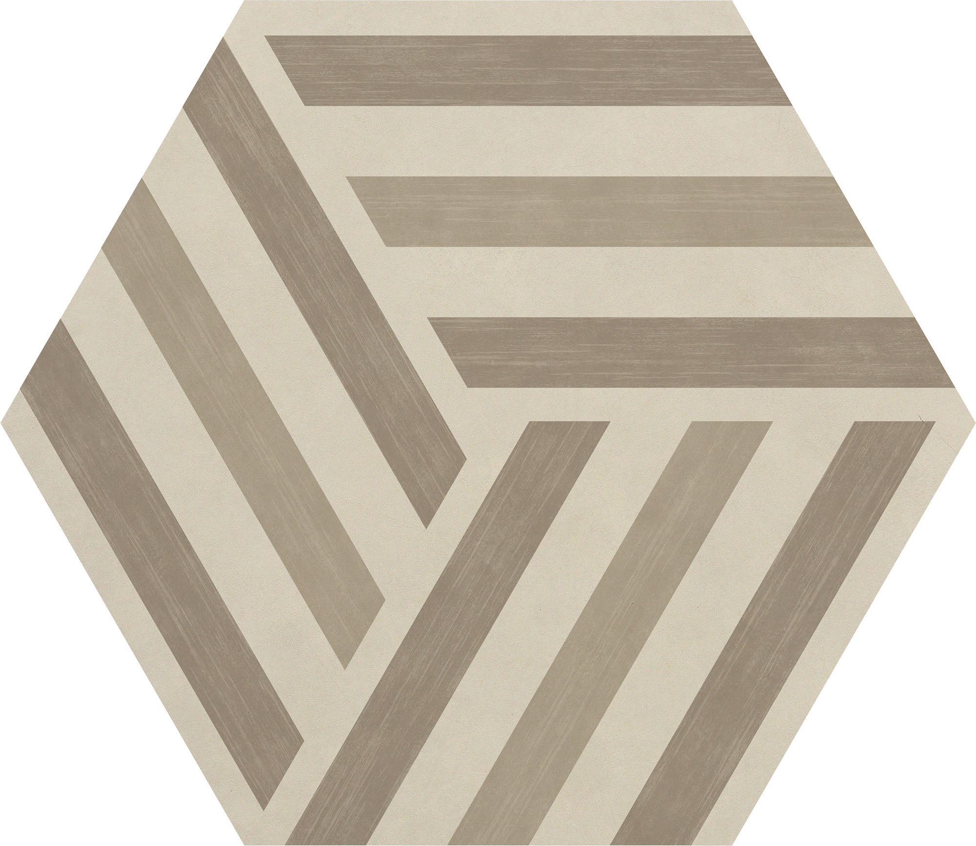 Daltile Bee Hive 20" x 24" Matte Porcelain Hexagon Deco Floor Tile