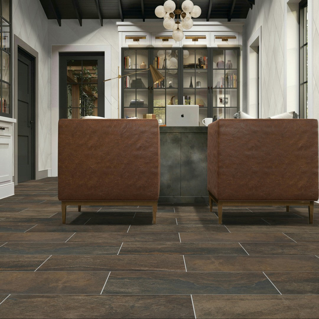 Daltile Slate Attache 12" x 24" Matte Porcelain Floor Tile