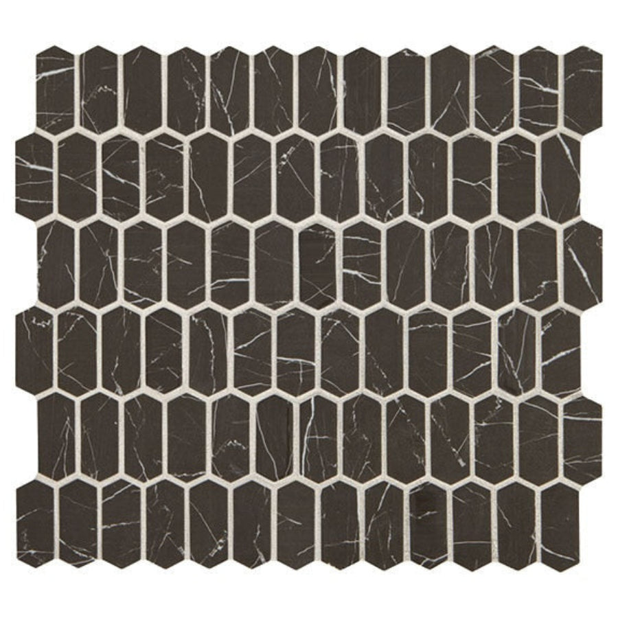 Daltile Statuette 12" x 12" Matte Glass 1x2" Picket Mosaic