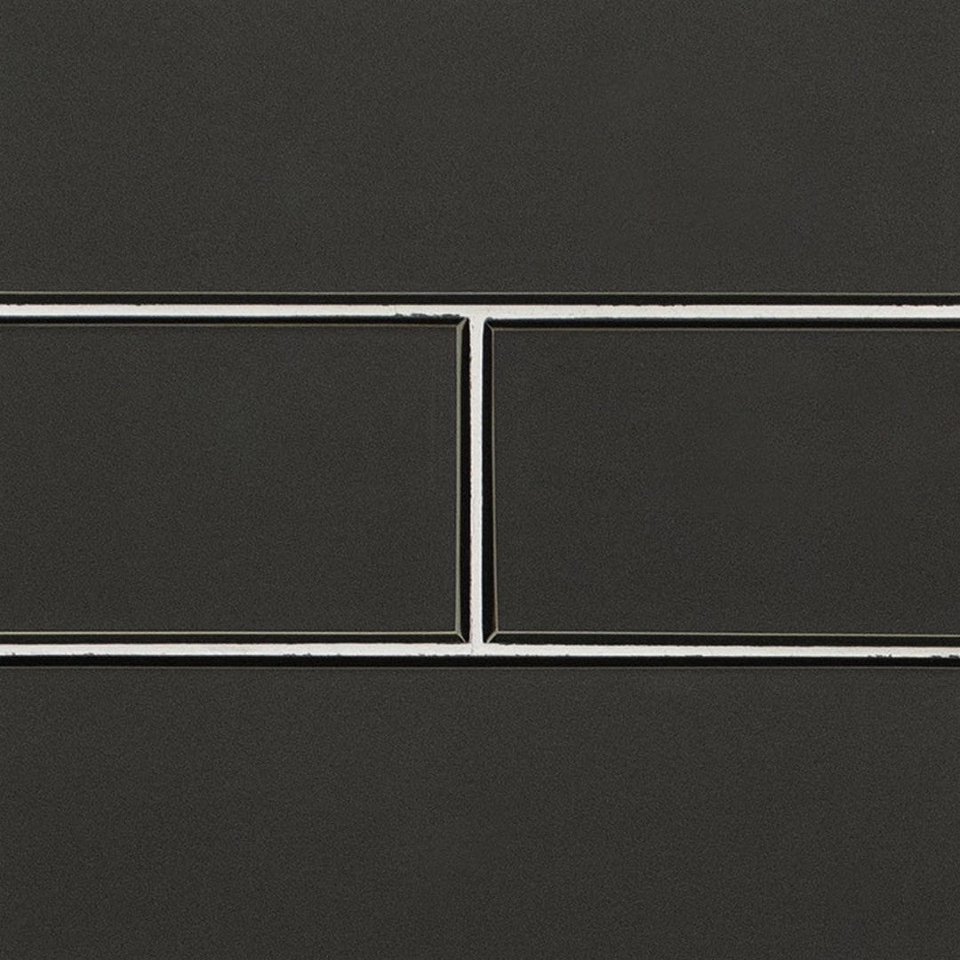 MS International Metallic Gray 4" x 12" Glossy Glass Beveled Tile