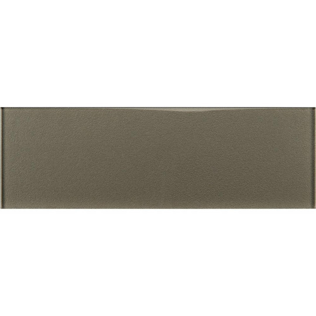 MS International Metallic Gray 3" x 6" Glossy Glass Tile