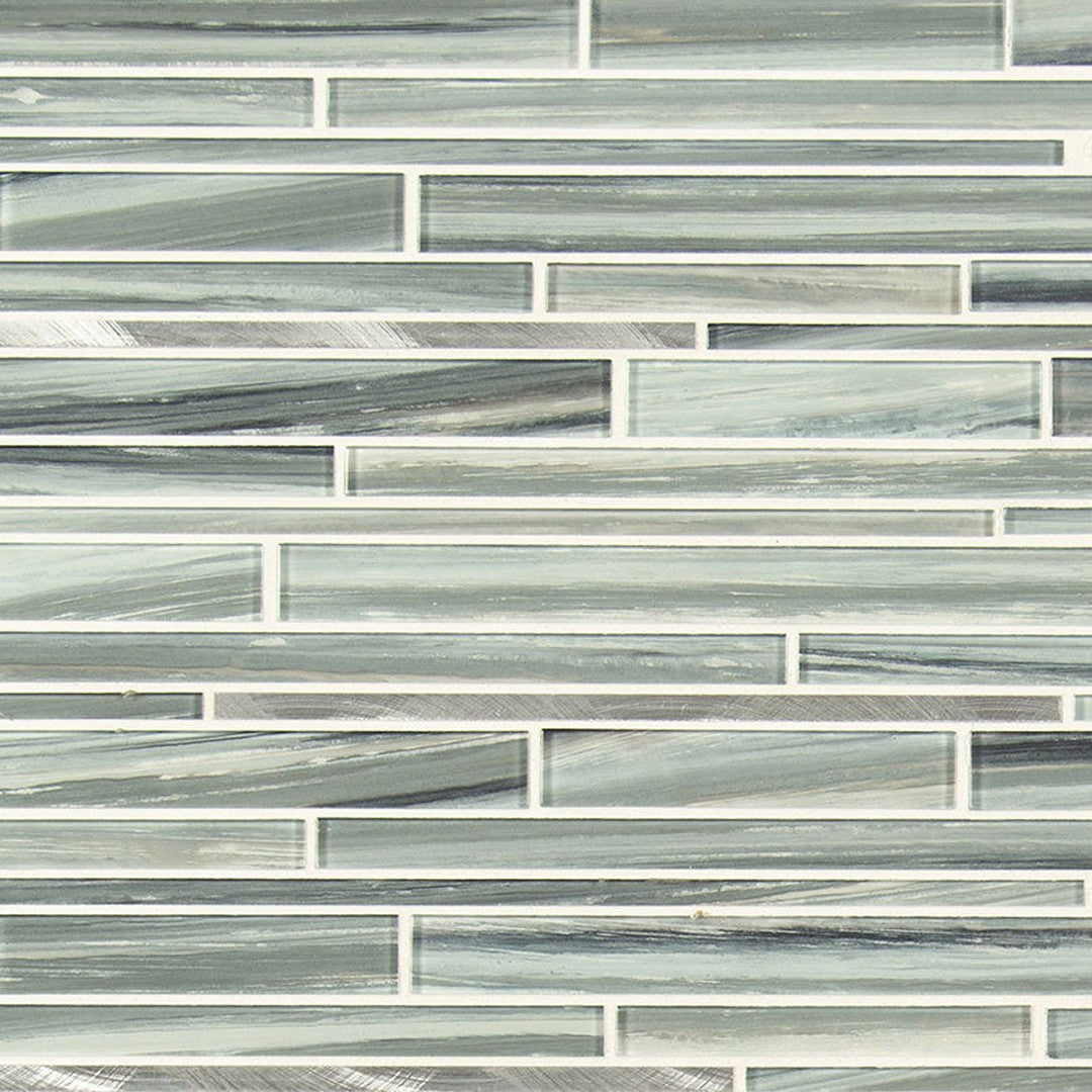 MS International Decorative Blend 12" x 12" Stone & Glass Mosaic