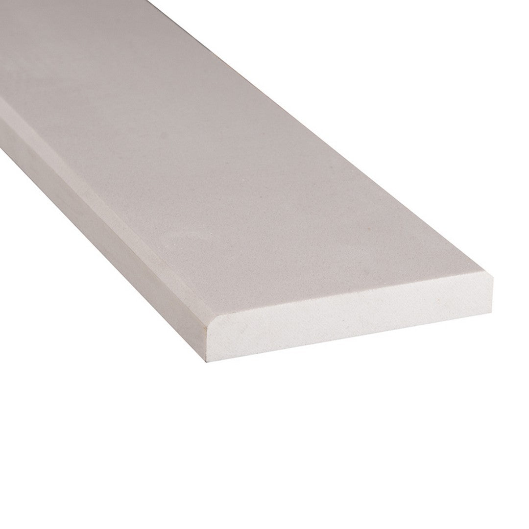 MS International Engineered White 6" x 72" Polished Marble Threshold Double Beveled