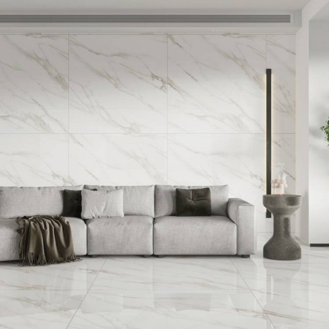 Bedrosians Shandar 48" x 48" Polished Glazed Porcelain Field Tile
