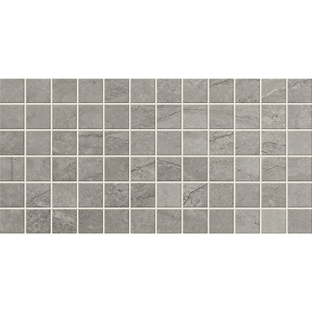 American Olean Stone Theory 12" x 24" Matte Porcelain 2" Square Mosaic