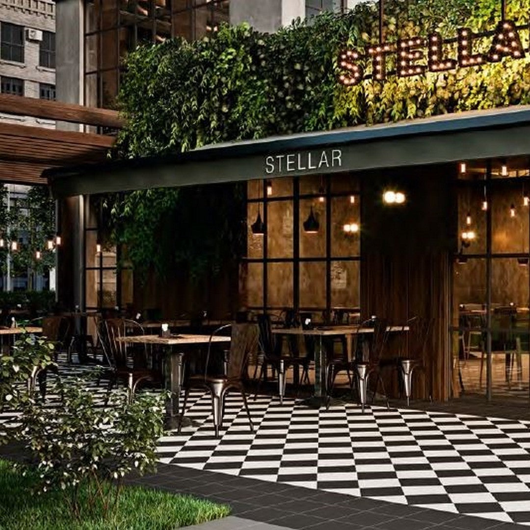 Ottimo Stellar 9.25" x 9.25" Matte Porcelain Tile