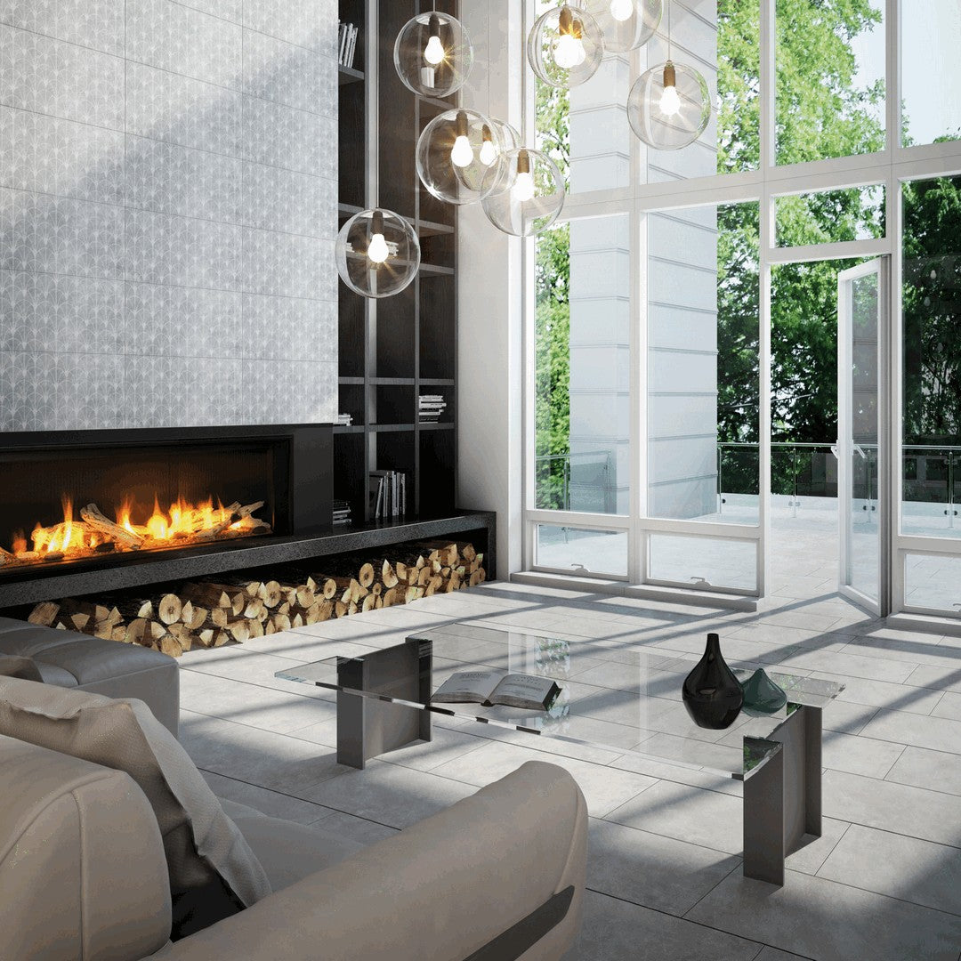 Bedrosians Wave 12" x 24" Honed Porcelain Tile