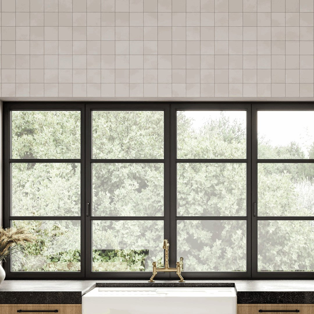 Bedrosians Wave 12" x 12" Honed Porcelain Mosaic Tile