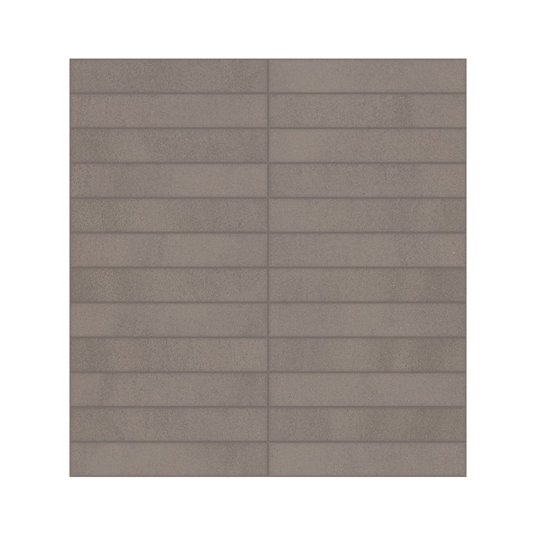 Daltile Synchronic 12" x 12" Matte Porcelain 1x6" Straight Joint Mosaic