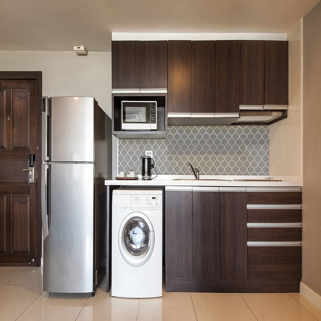 MS International Specialty Shapes 10.43" x 12.28" Glossy Glass Mosaic