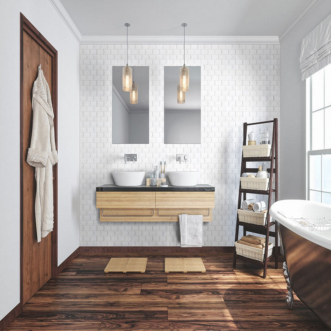 MS International Subway 3" x 6" Glossy Ceramic Beveled Tile