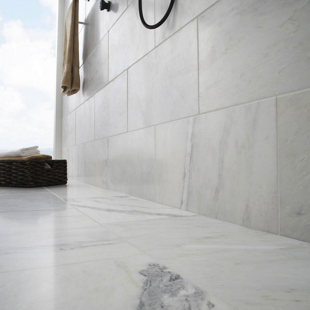 MS International Arabescato Carrara 6" x 12" Honed Marble Tile