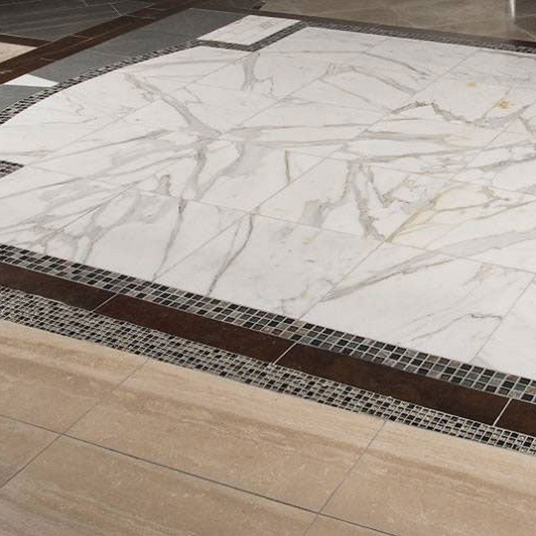 MS International Calacatta Gold 12" x 12" Honed Marble Tile