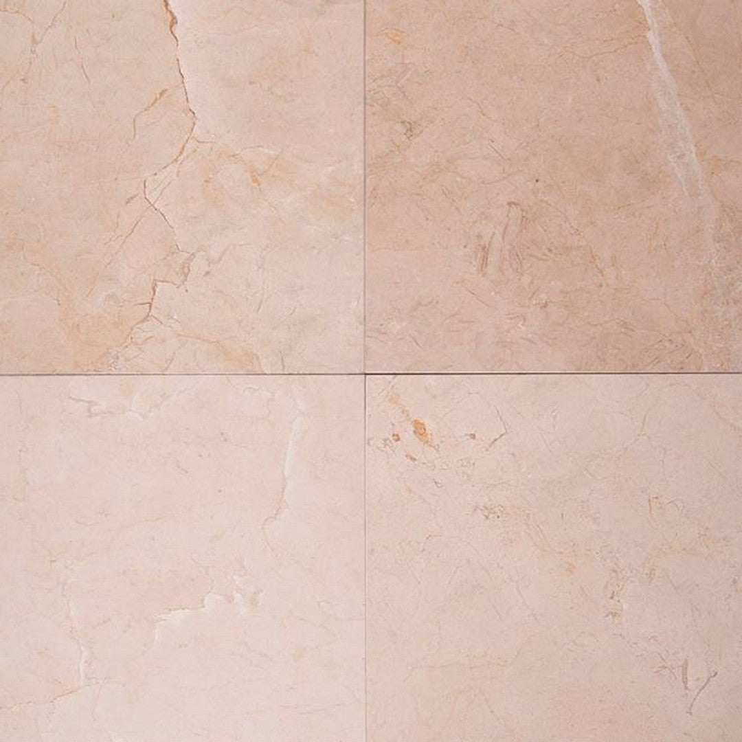 MS International Crema Marfil Classic 12" x 12" Polished Marble Tile