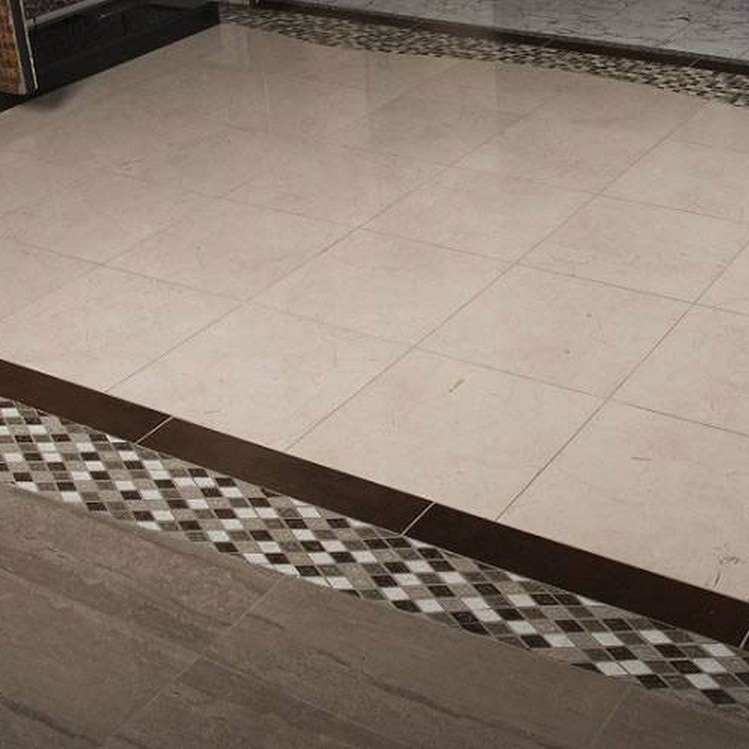 MS International Crema Marfil Select 12" x 12" Honed Marble Tile