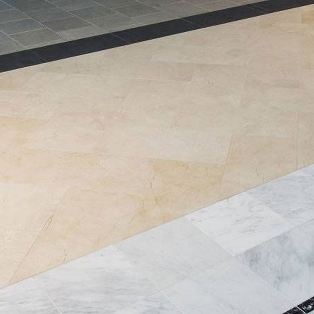 MS International Crema Marfil Select 12" x 24" Honed Marble Tile