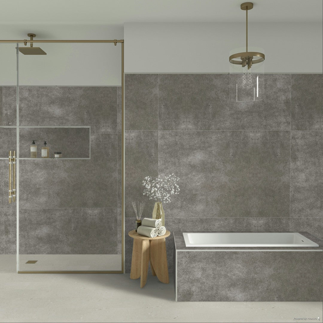 Daltile Slimlite Terra 39" x 59" Satin Porcelain Panel Wall Tile