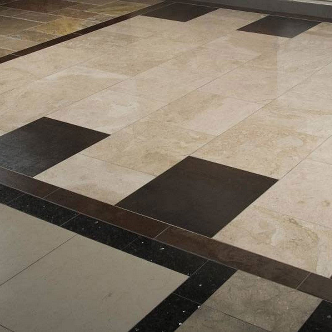 MS International Crema Cappuccino Classic 12" x 12" Polished Marble Tile