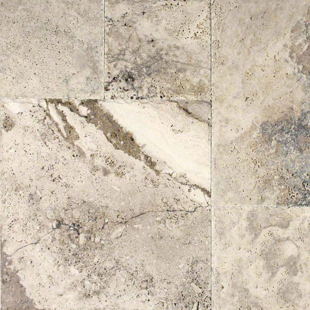 MS International Picasso 8" x RL Travertine Versailles Pattern Tile Mixed Finish