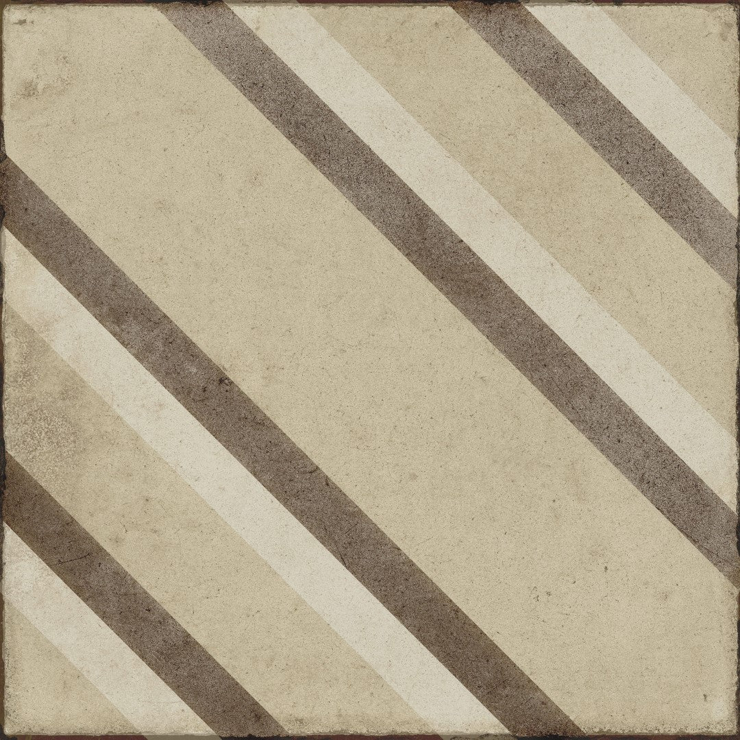 Daltile Quartetto 8" x 8" Matte Porcelain Piazza Deco Floor Tile