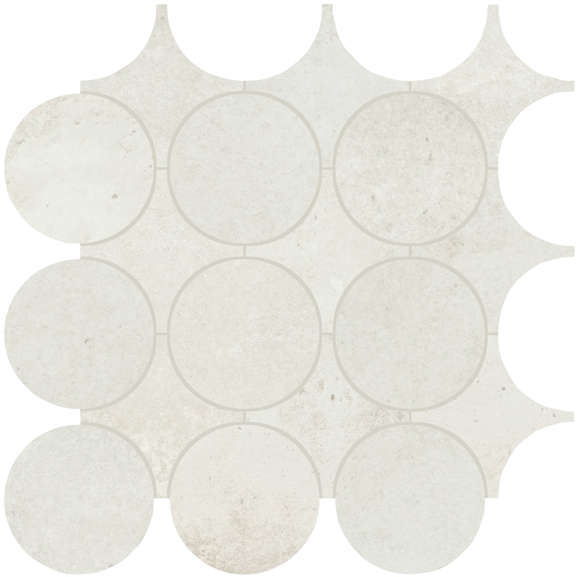 Daltile Rekindle 14" x 14" Matte Porcelain Mixed Stepwise Mosaic