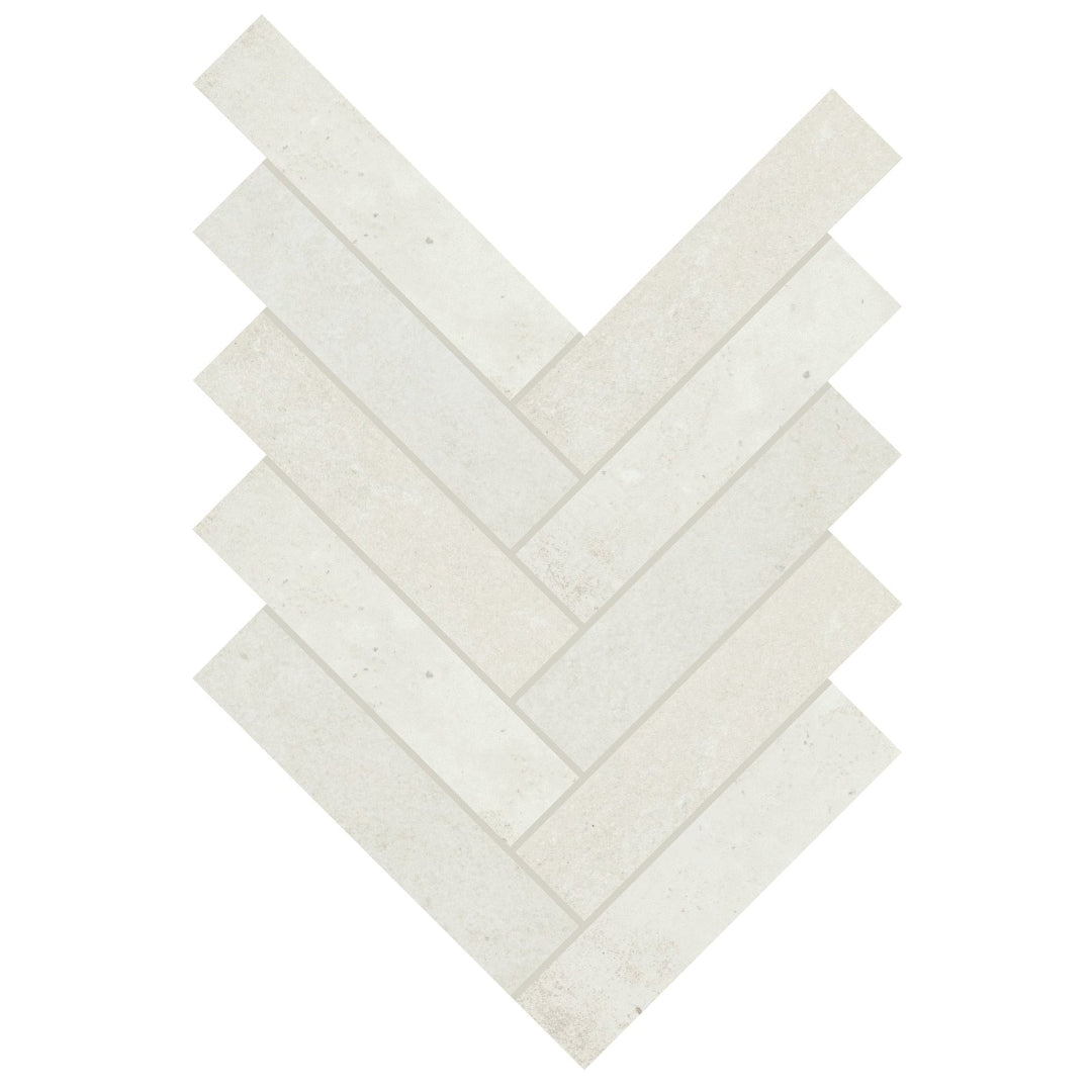 Daltile Rekindle 9.38" x 17.5" Matte Porcelain 2x6" Herringbone Mosaic