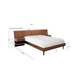 Clark Bed with 2 Nightstands