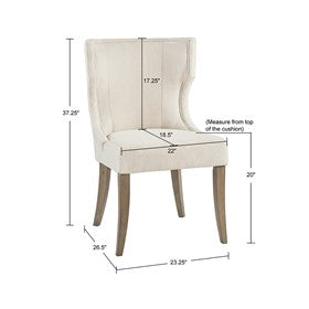 Carson Upholstered Wingback Dining Chair