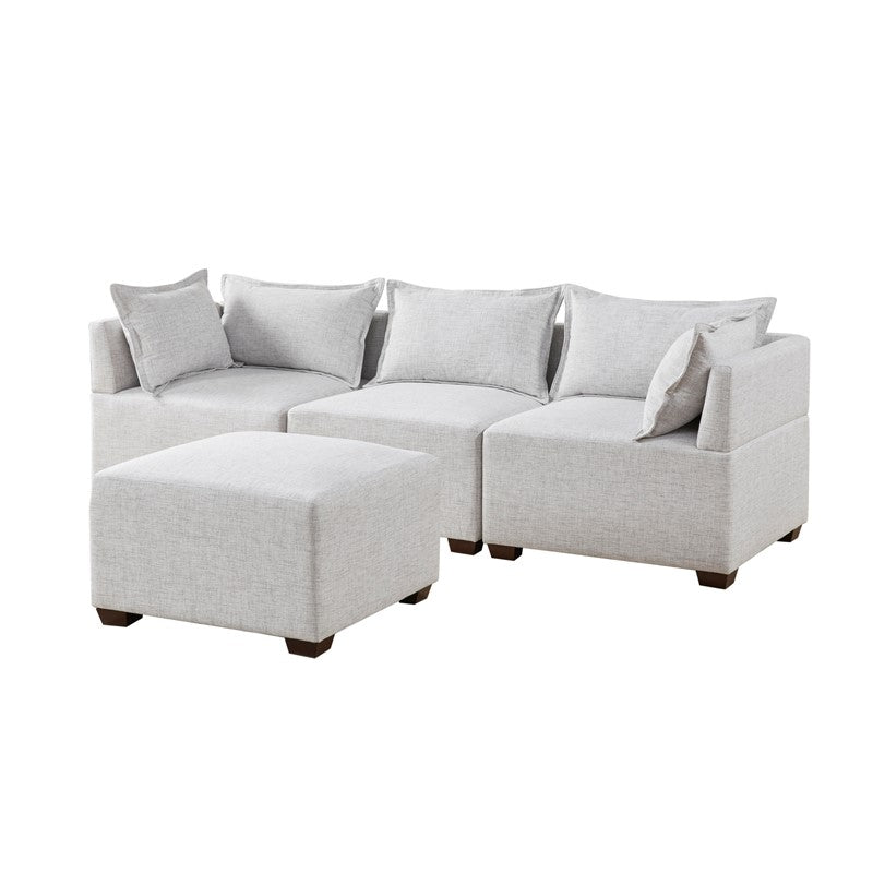 Molly 4-Piece Modular Sofa with Ottoman