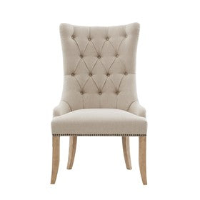 Lucas Button Tufted Captain Accent Chair