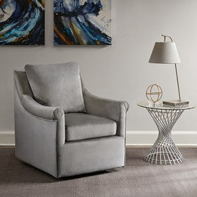 Deanna Upholstered Swivel Accent Chair