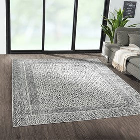 Kenzie Moroccan Bordered Global Woven Area Rug