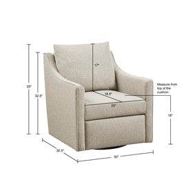 Christian Swivel Armchair