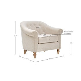 Fayette Tufted Accent Arm Chair