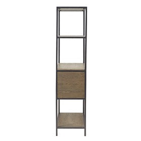 Darley 3-Shelf Bookcase with Storage Cabinet