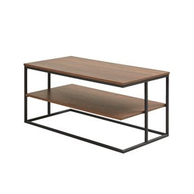 Monarch 42" 2 Tier Rectangle Metal Frame Coffee Table