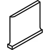 American Olean Color Story 6" x 6" Matte Ceramic Flat Top Cove Base Corner Right