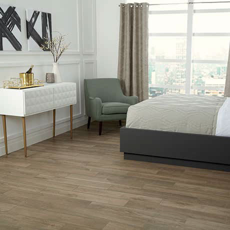 Daltile Trellis Oak 6" x 36" Rectified Matte Porcelain Floor Tile