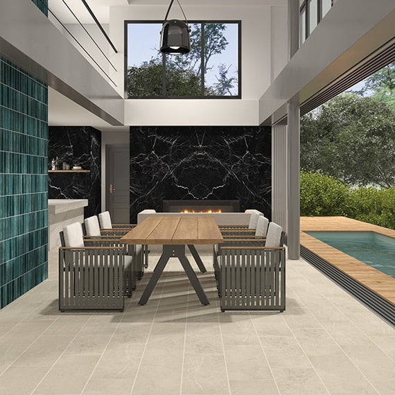 Daltile Scripter 24" x 24" Matte Porcelain Stepwise Floor Tile